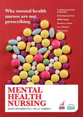 Mental Health Nursing issue Mental Health Nursing August-September 2013