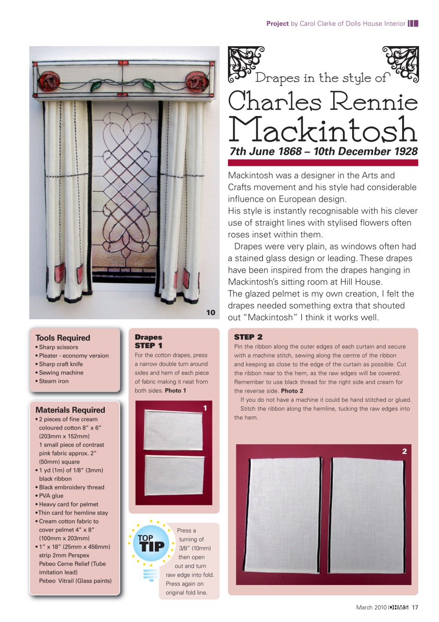 Dolls House and Miniature Scene Preview Pages