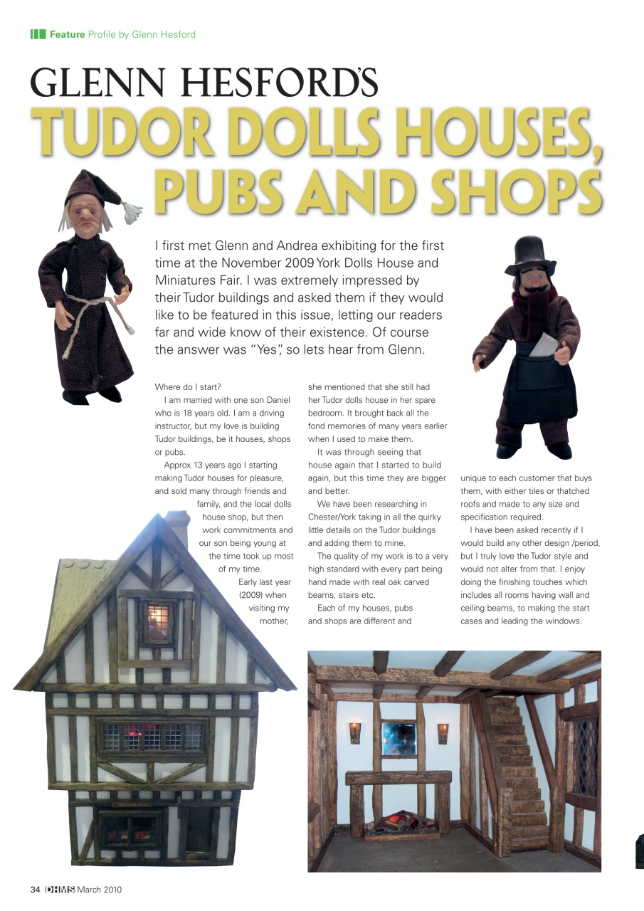 Dolls House and Miniature Scene Preview Pages