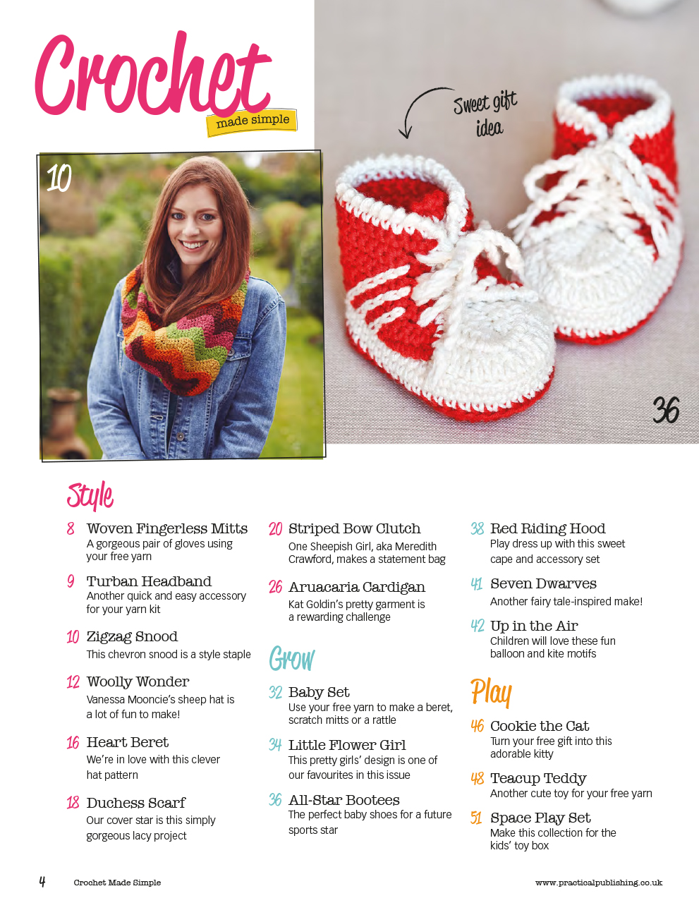 practical crochet publishing gifts magazine Pocketmags.com   Homemade Made Crochet Simple Simply