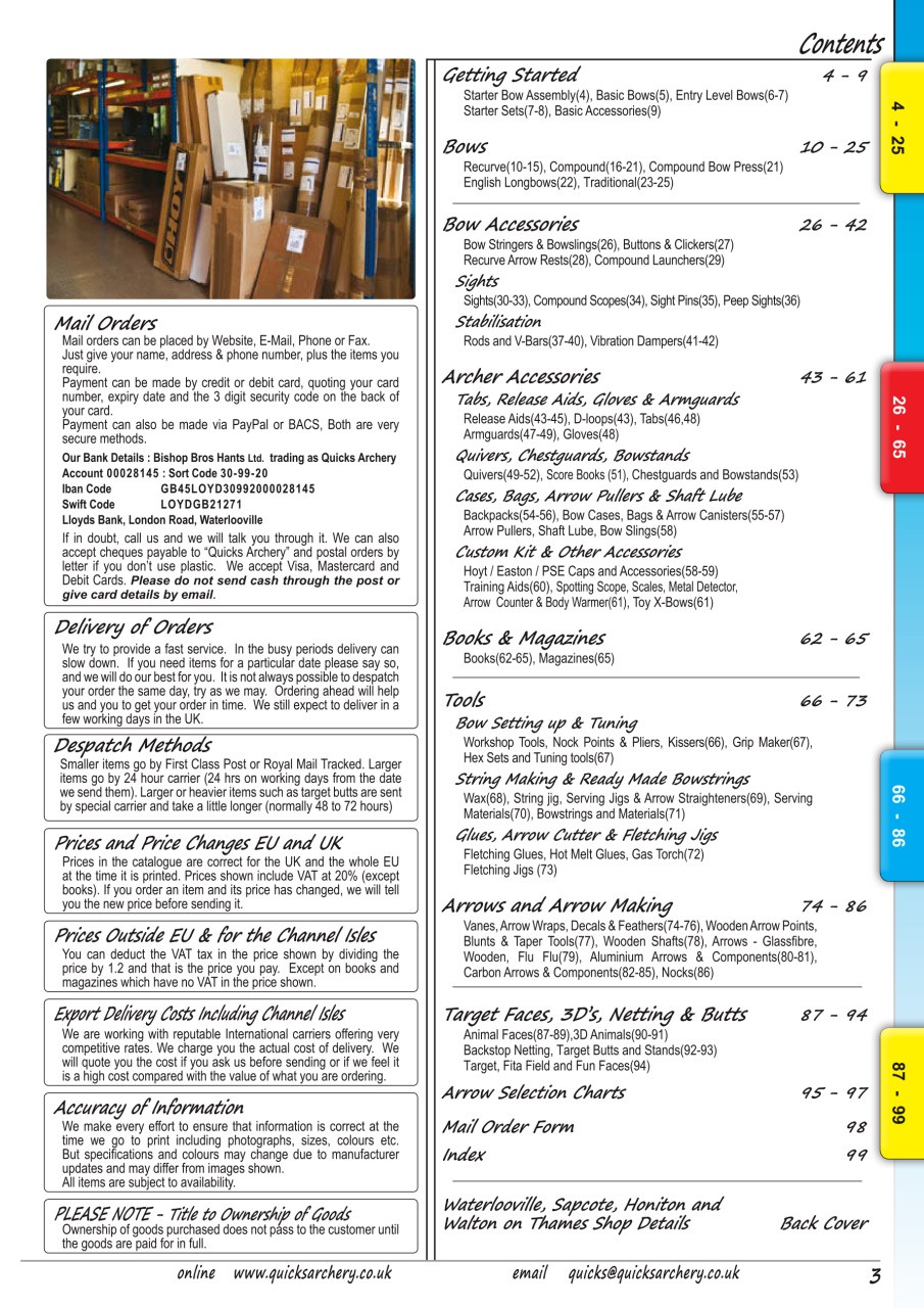 Bow International Preview Pages