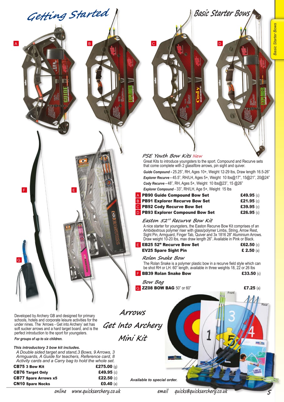 Bow International Preview Pages