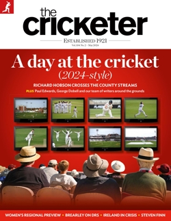 The Cricketer Magazine Cover