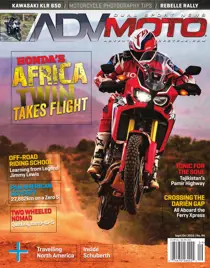 ADVMoto Sep/Oct 2016 
                issue ADVMoto Sep/Oct 2016