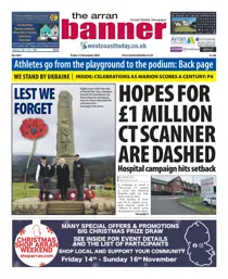Arran Banner 
                issue Friday, November 14, 2025