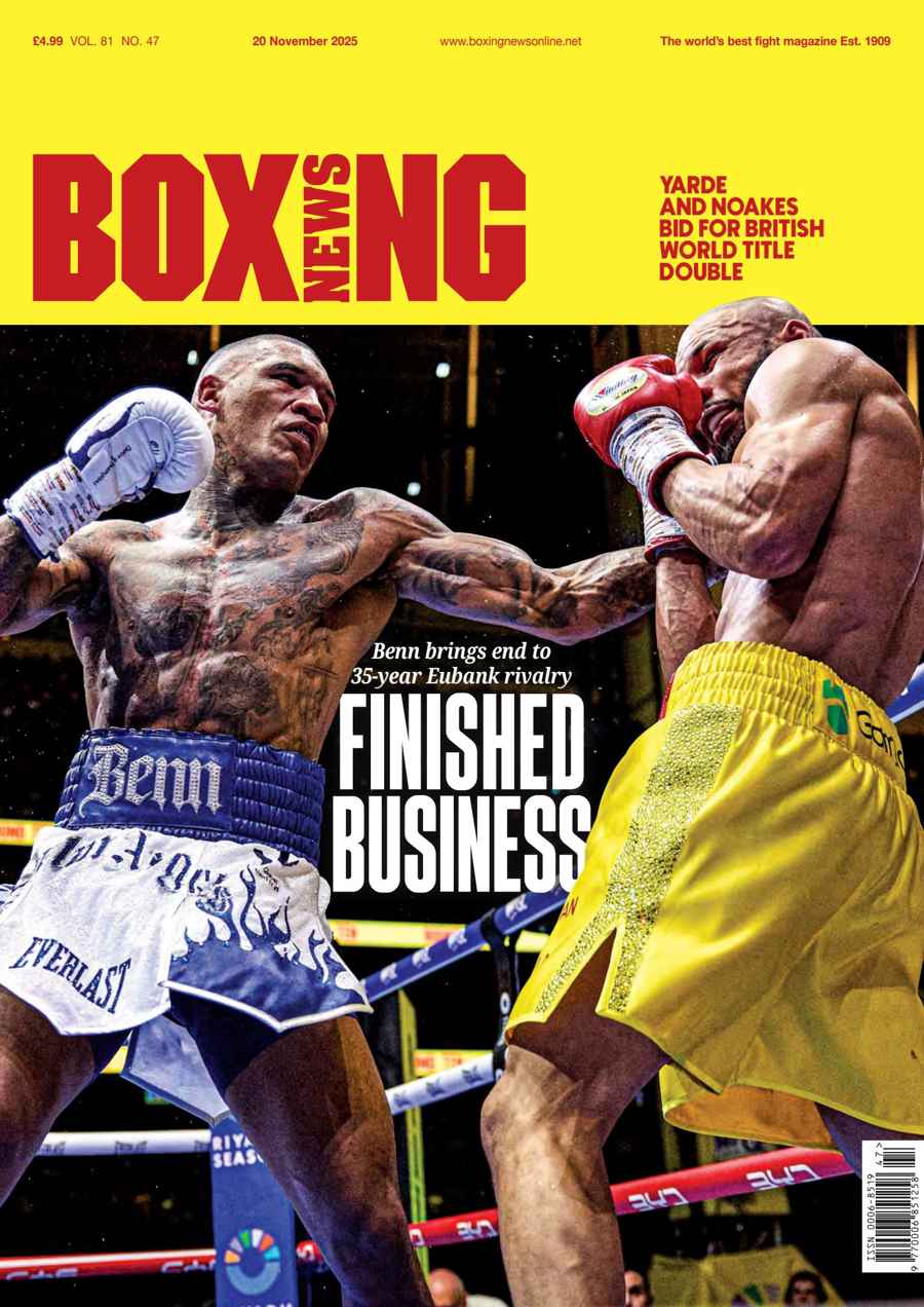 Boxing News issue November 20 2025