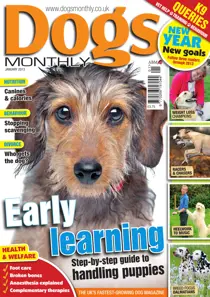 Dogs Monthly January 2013 
                issue Dogs Monthly January 2013