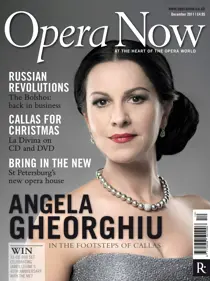 Opera Now December 2011 
                issue Opera Now December 2011