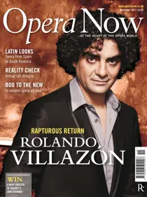 Opera Now November 2011 
                issue Opera Now November 2011