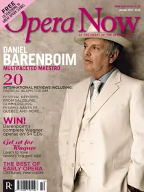 Opera Now October 2012 
                issue Opera Now October 2012