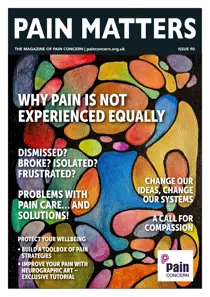 Pain Matters 
                issue Pain Matters