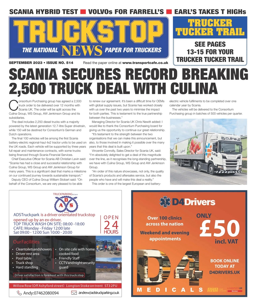 Truckstop News issue #514 Sep 2023